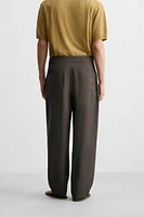 PANTALON FLUIDE À CORDON
