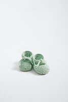 COTTON TIE BOOTIES