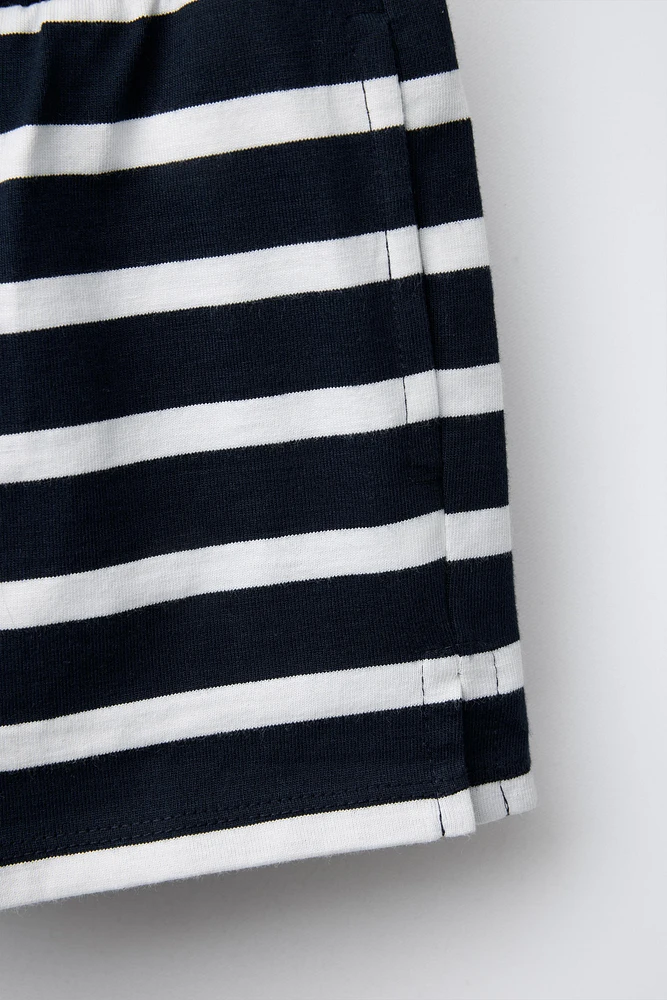 ENSEMBLE T-SHIRT RIB ET BERMUDA HEAVY