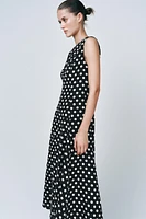 POLKA DOT MIDI DRESS ZW COLLECTION