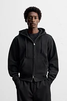 HEAVYWEIGHT HOODED ZIP SWEATSHIRT