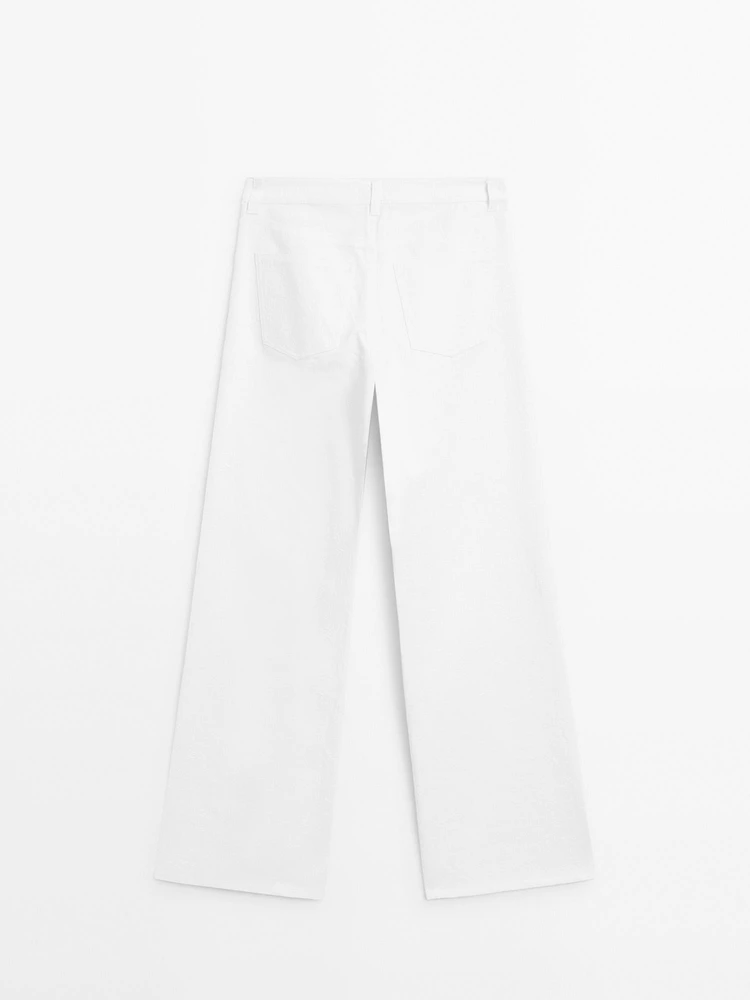 Tejan trousers with texture detail