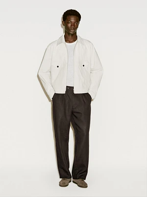 Cotton blend crepe jacket - Limited Edition