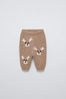 REINDEER KNIT PANTS