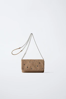 EYELET CROSSBODY BAG