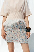 SEQUIN MINI SKIRT
