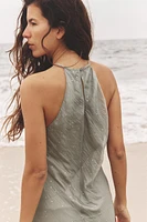 ROBE MIDI HALTER BRILLANTS