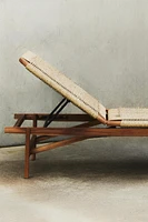 TEAK OUTDOOR LOUNGER