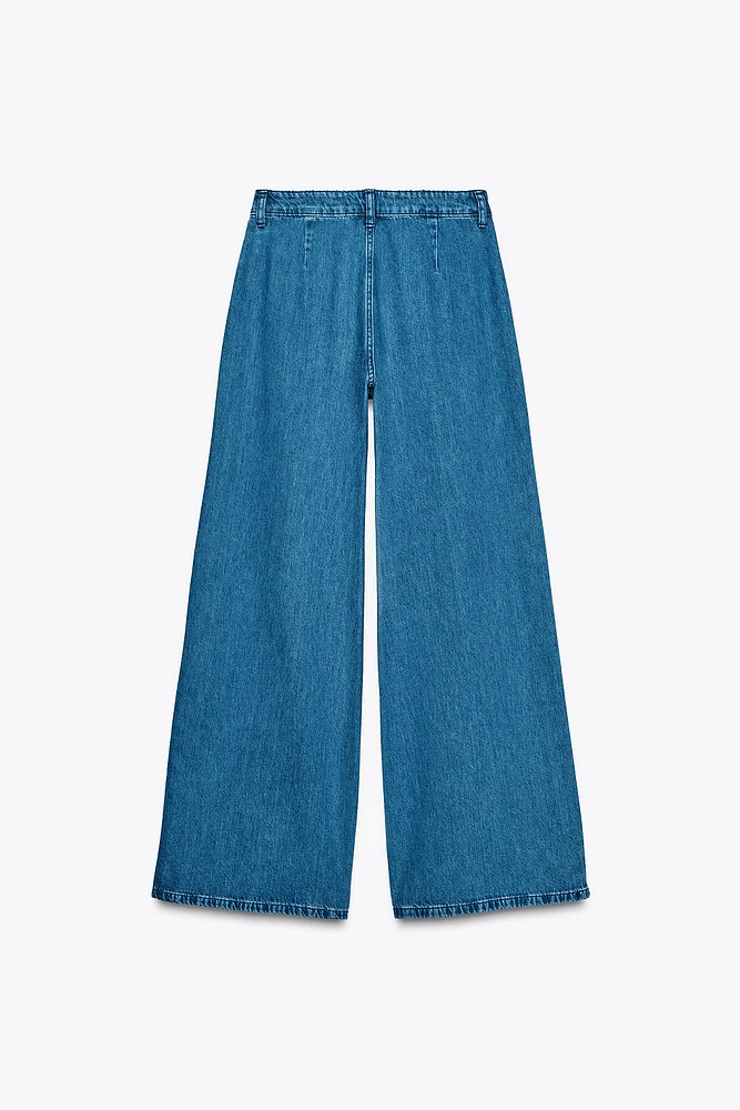 JEAN Z1975 WIDE LEG TAILLE NORMALE PLIS