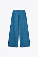 JEAN Z1975 WIDE LEG TAILLE NORMALE PLIS