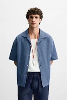 CHEMISE RELAXED FIT SEERSUCKER
