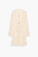 ROBE COURTE EFFET FROISSÉ