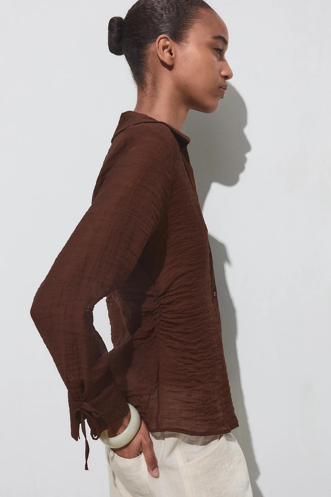 WRINKLED EFFECT SHIRT