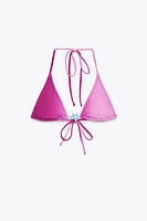 STAR TRIANGLE BIKINI TOP