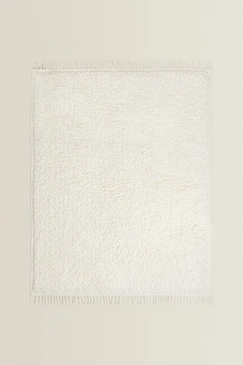 RECTANGULAR TEXTURED COTTON AREA RUG