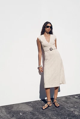 RUSTIC MIDI DRESS
