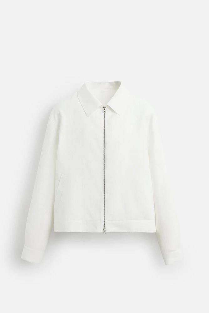 VESTE 100 % LIN