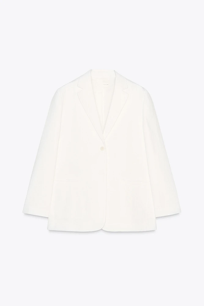 ZW COLLECTION LINEN BLEND BLAZER