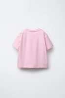 DRAWSTRING BOW T-SHIRT