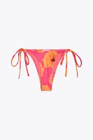 PRINTED TIE BIKINI BOTTOMS