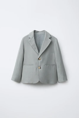 LINEN BLEND SUIT JACKET