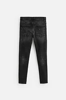 RIPPED SKINNY FIT JEANS