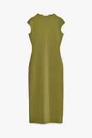 MIDI DRESS WITH POLYAMIDE