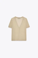 TOP EN MAILLE EXTRAFINE