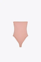 STRETCH BANDEAU BODYSUIT