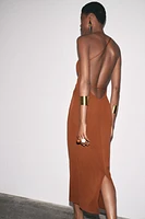 CUT OUT KNIT DRESS