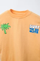 PALM TREE PRINT T-SHIRT