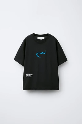 T-SHIRT TEXTE GRAFFITI