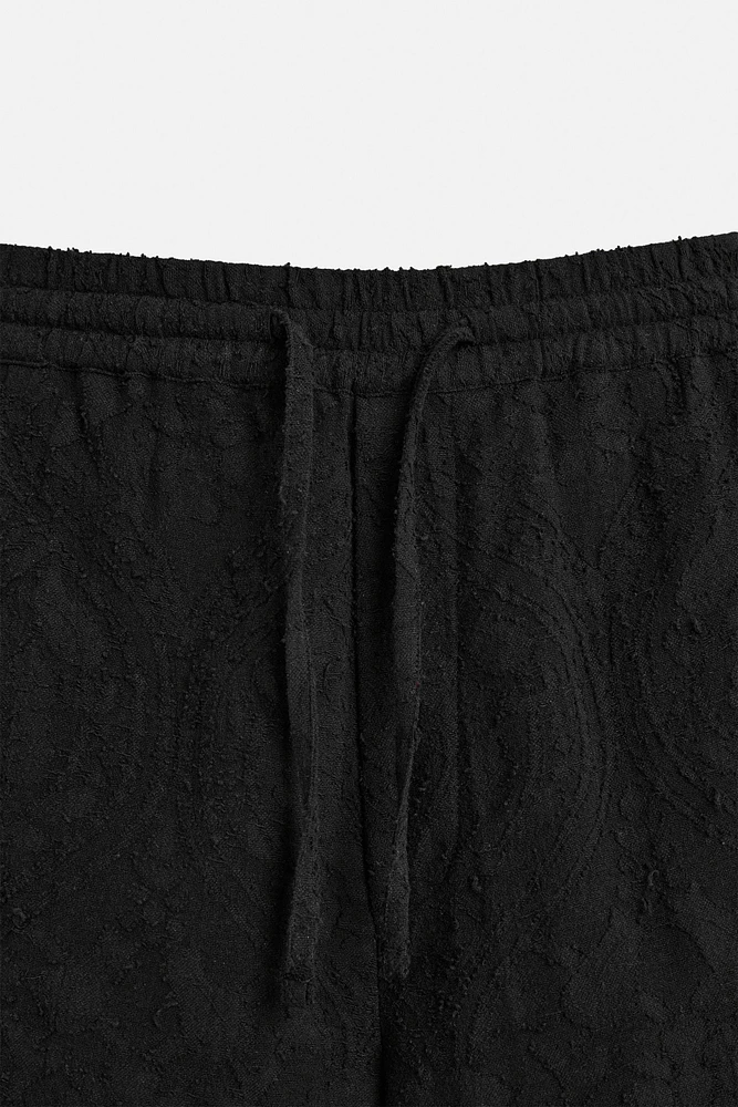 BERMUDA RELAXED FIT JACQUARD