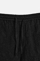 BERMUDA RELAXED FIT JACQUARD
