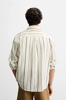 CHEMISE JACQUARD À RAYURES