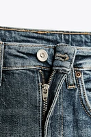 FLARED CROPPED HIGH WAIST TRF JEANS