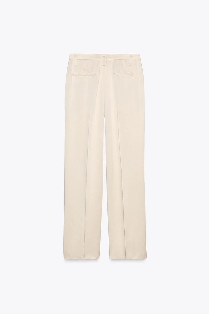 PANTALON SATINÉ FENTES ZW COLLECTION