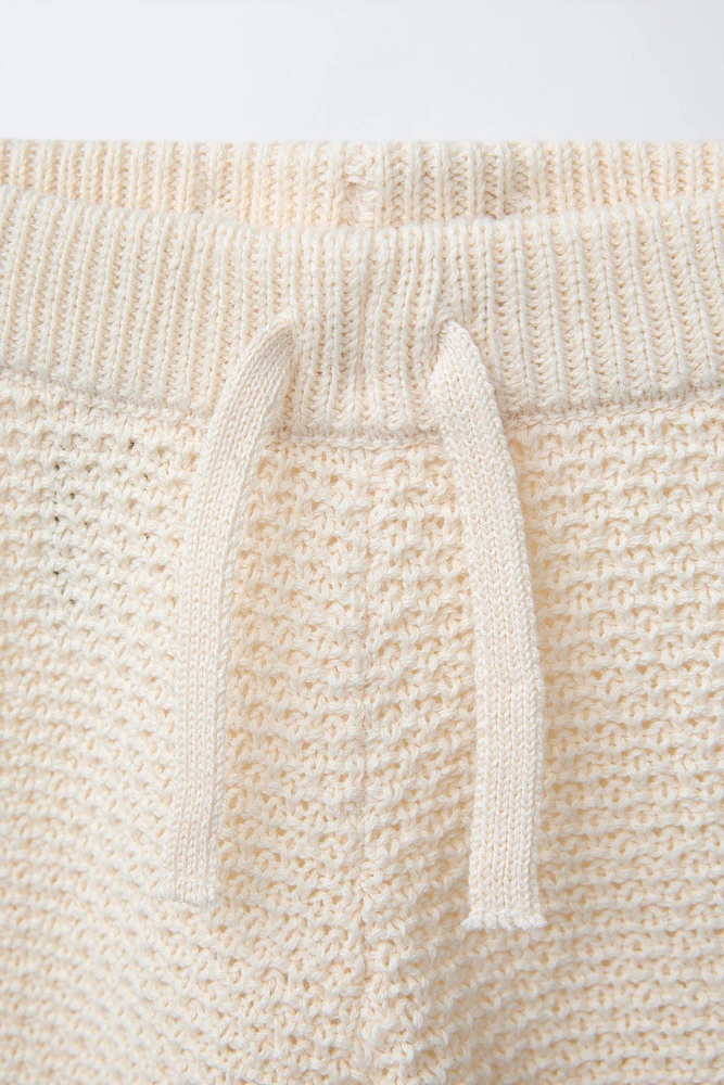 BERMUDA EN MAILLE CROCHET