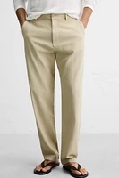 TEXTURED CHINO PANTS