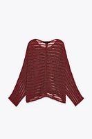 LACE KNIT SWEATER