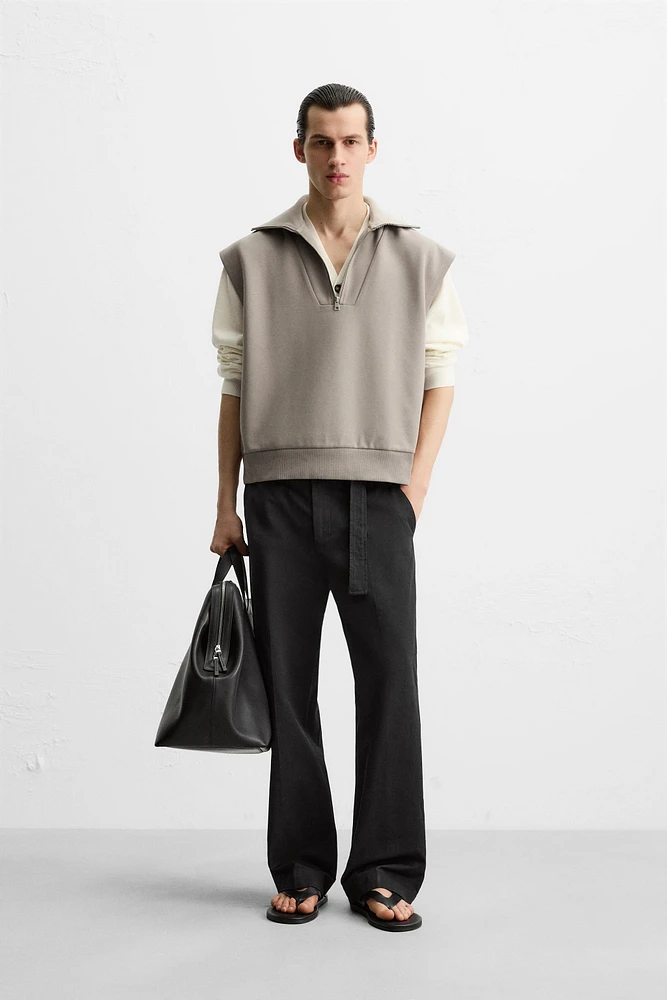 TECHNICAL QUARTER-ZIP SWEATSHIRT