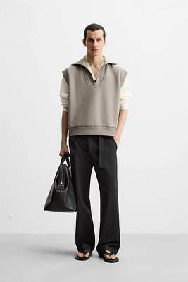 TECHNICAL QUARTER-ZIP SWEATSHIRT