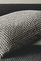 MINI WAFFLE KNIT THROW PILLOW COVER