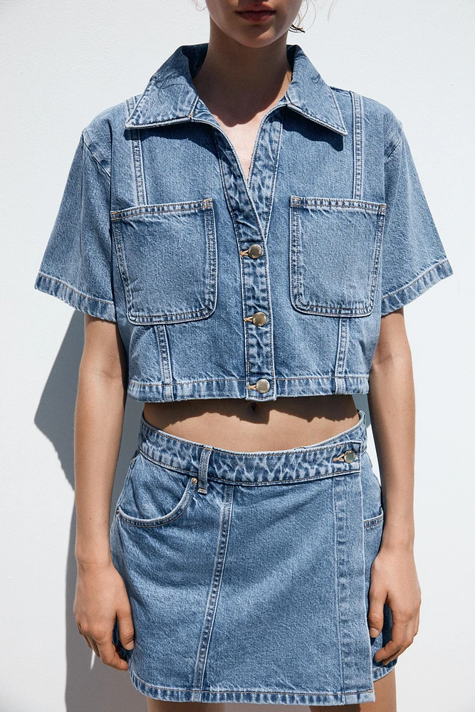 CHEMISE Z1975 COURTE EN DENIM