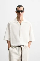 BOUCLÉ TEXTURE SHIRT