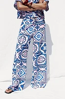 PANTALON PALAZZO IMPRIMÉ