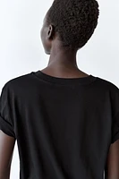 ENZYME FINISH COTTON T-SHIRT