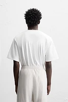 T-SHIRT BRODERIE EN MATIÈRES VARIÉES