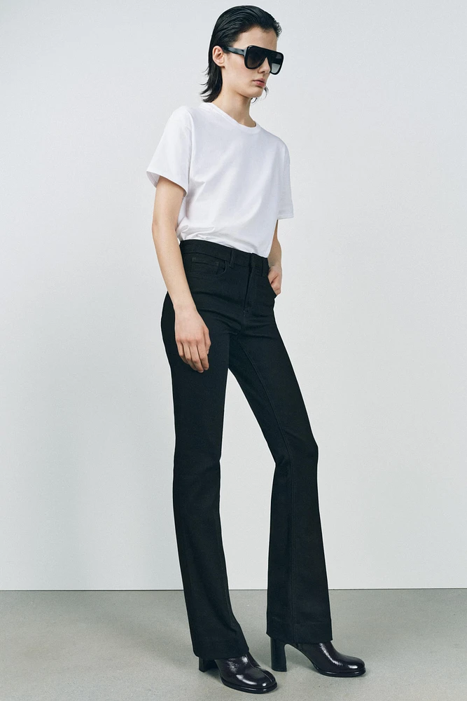 MID-RISE BOOTCUT JEANS ZW COLLECTION