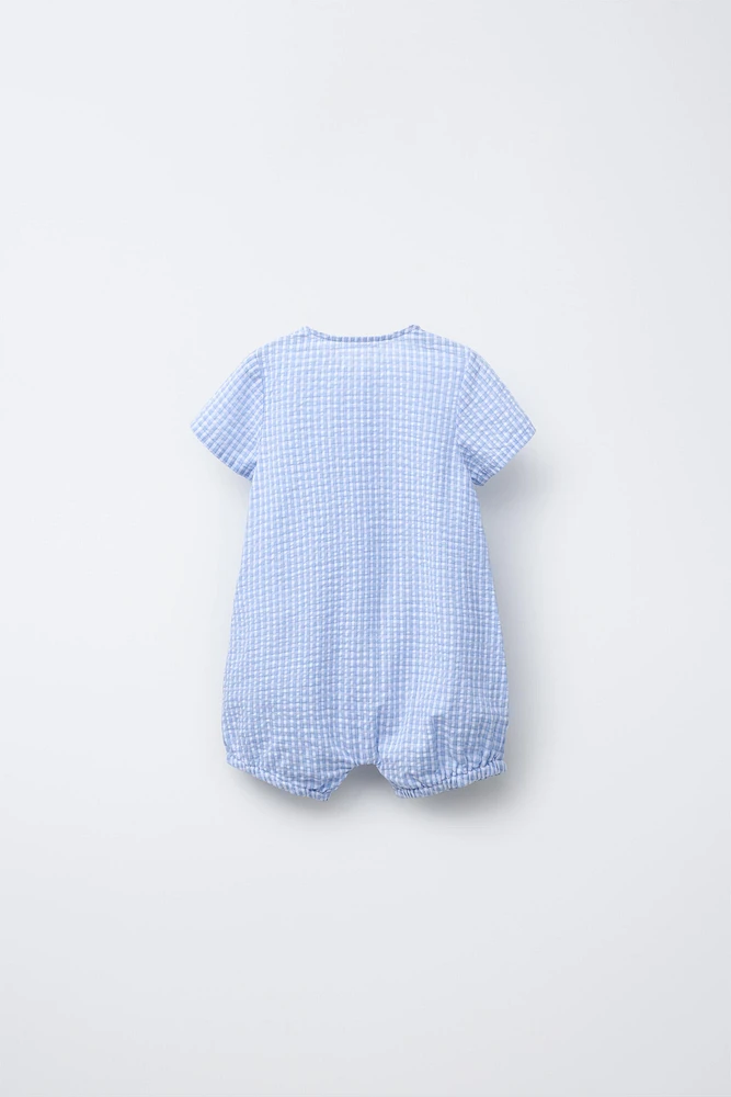 GINGHAM ROMPER